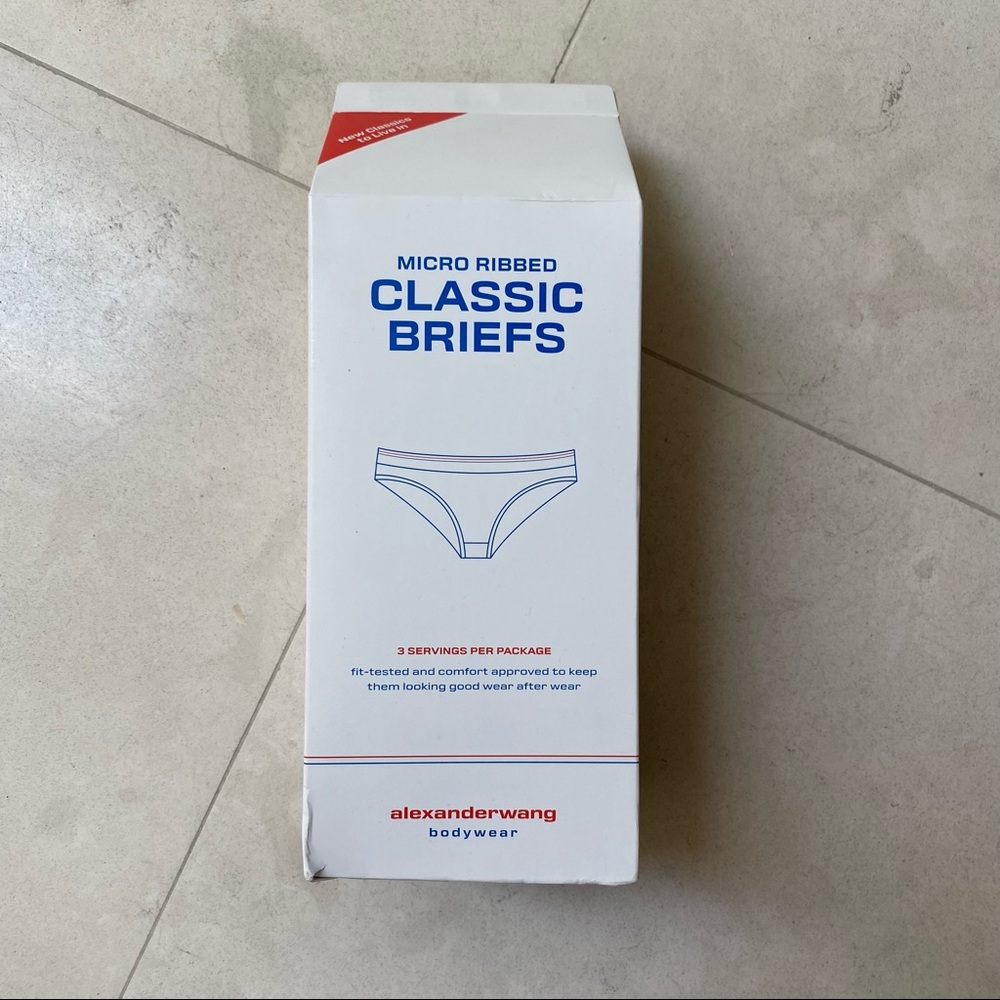 Alexander Wang Micro Ribbed Classic Briefs
